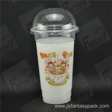 PP Blister Cup Transparent Milk Tea Beverage Cup